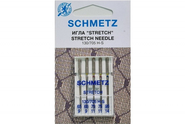 Иглы Schmetz стрейч combi (65x2, 75x2, 90x1), 5 шт в Амурске